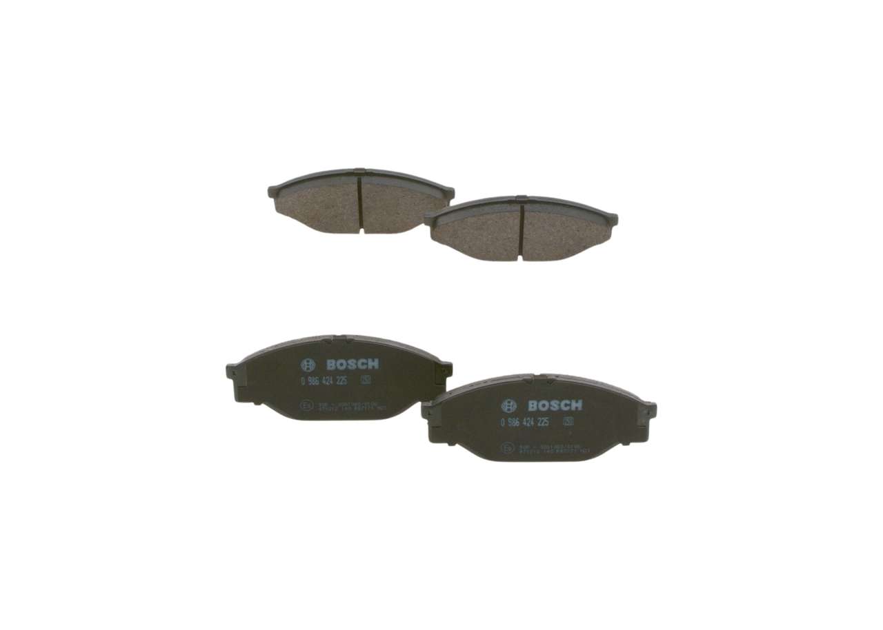 Brake Pad Set, disc brake - 0 986 424 225 BOSCH