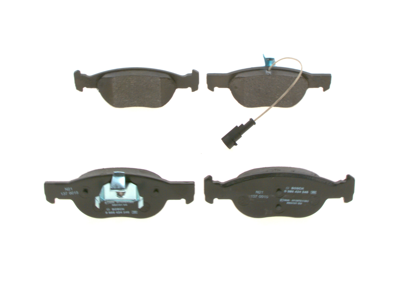 Brake Pad Set, disc brake - 0 986 424 246 BOSCH