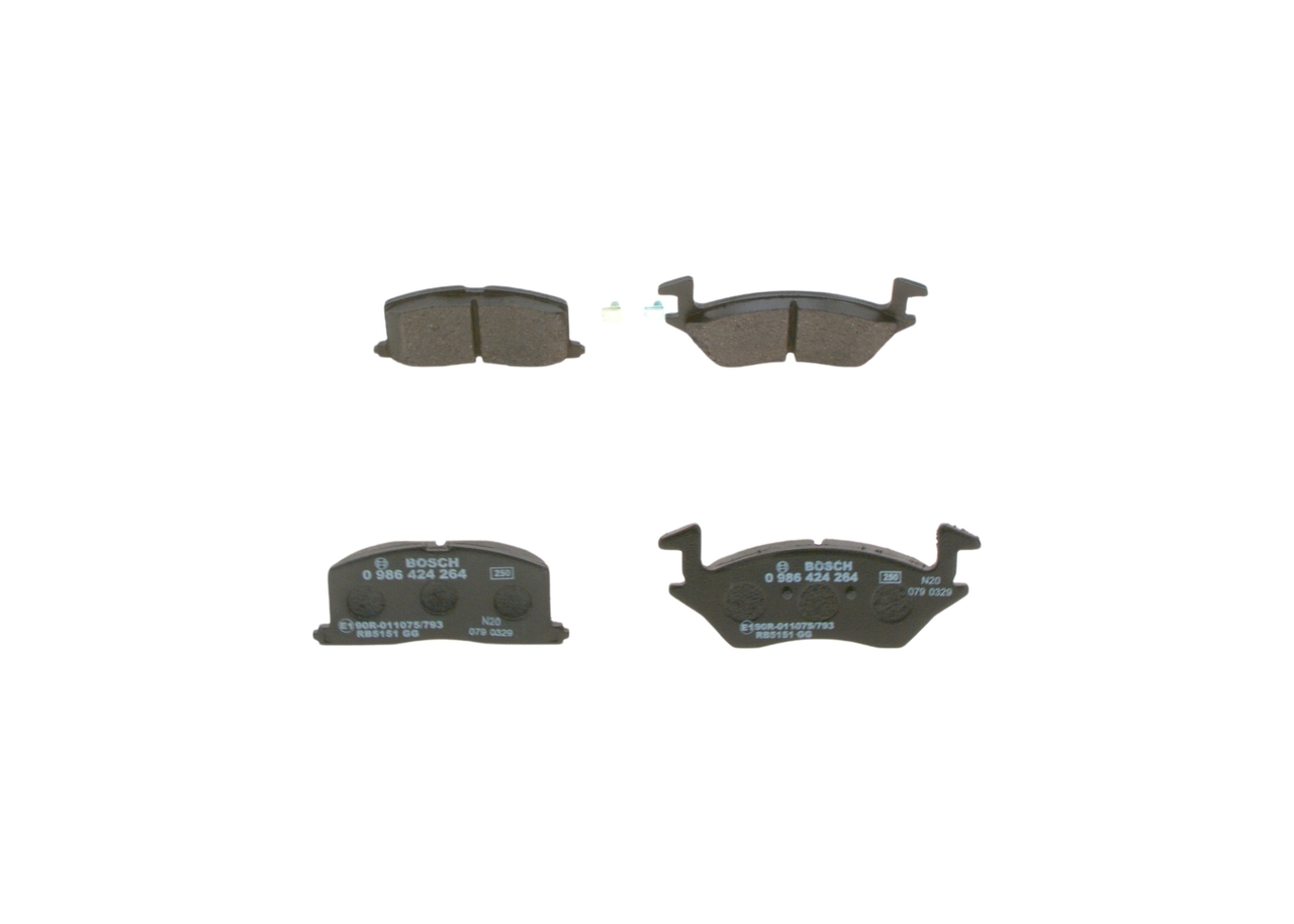 Kit pastiglie freno, Freno a disco - 0 986 424 264 BOSCH