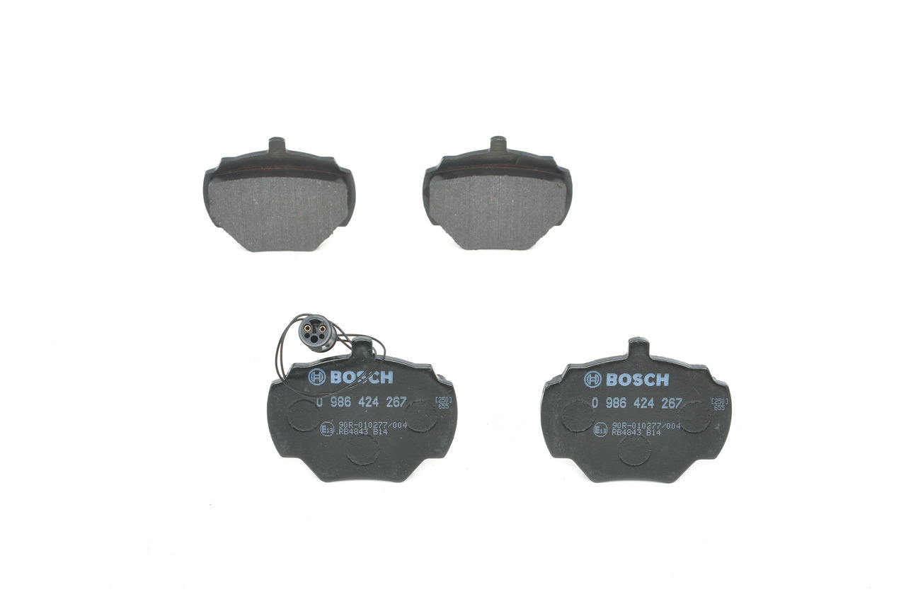 Brake Pad Set, disc brake - 0 986 424 267 BOSCH