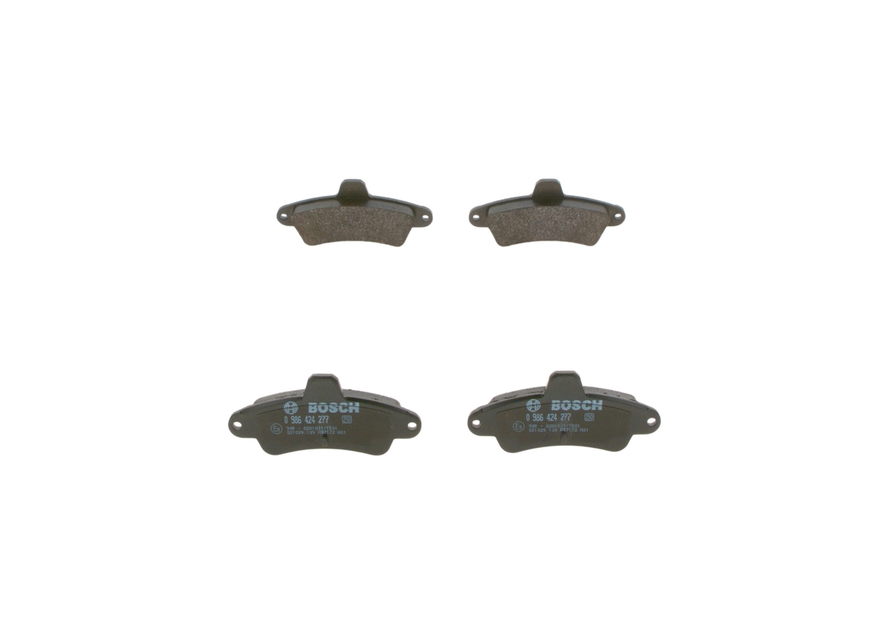 Kit pastiglie freno, Freno a disco - 0 986 424 277 BOSCH