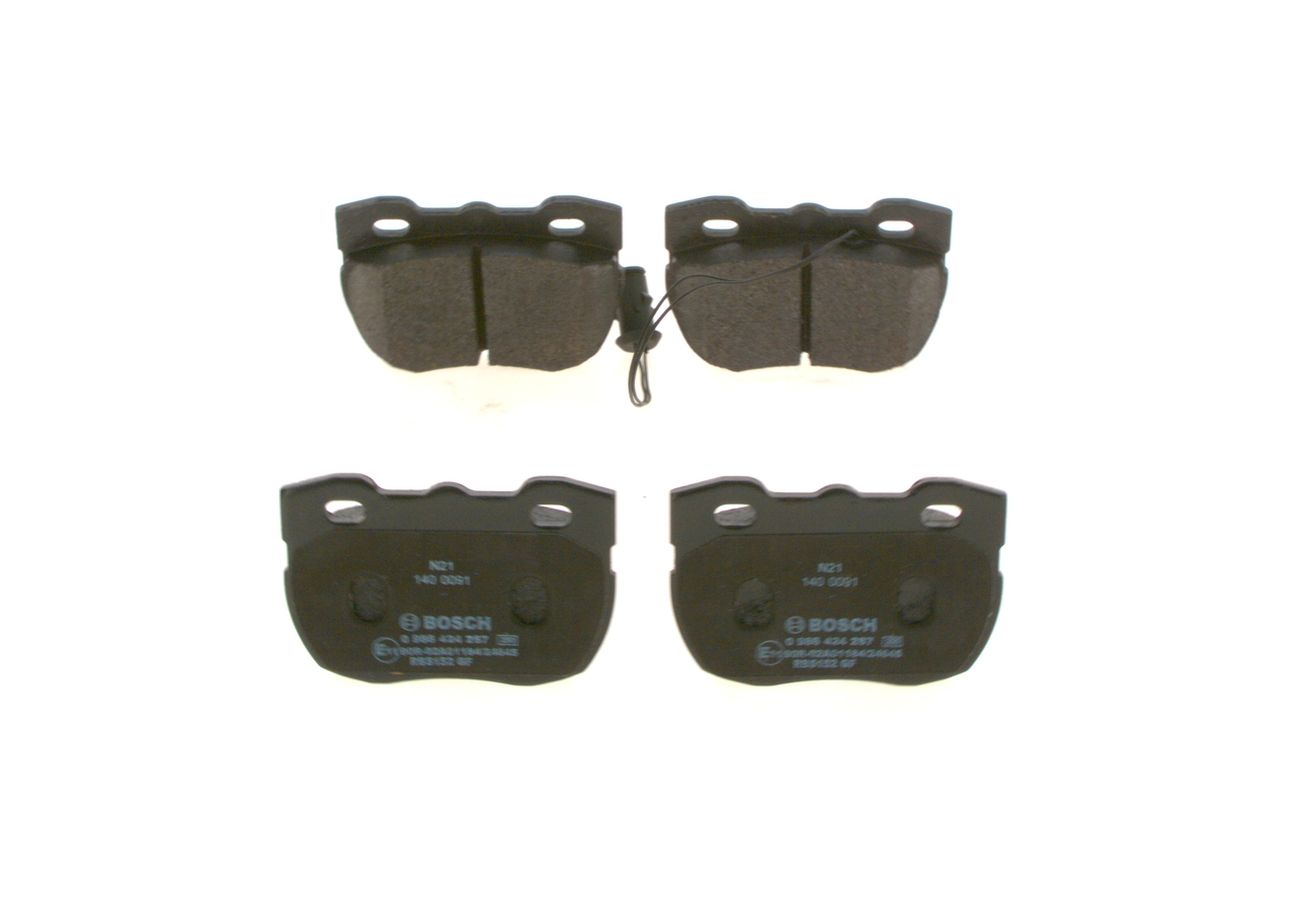Kit pastiglie freno, Freno a disco - 0 986 424 287 BOSCH