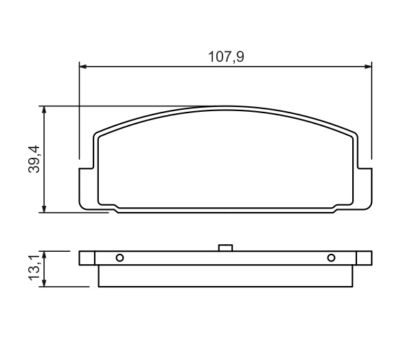 Комплект тормозных колодок, дисковый тормоз - 0 986 424 295 BOSCH