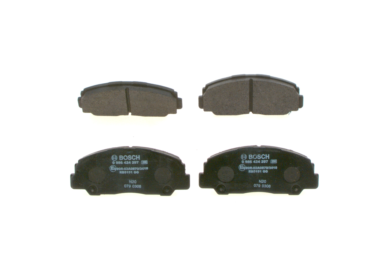 Kit pastiglie freno, Freno a disco - 0 986 424 297 BOSCH