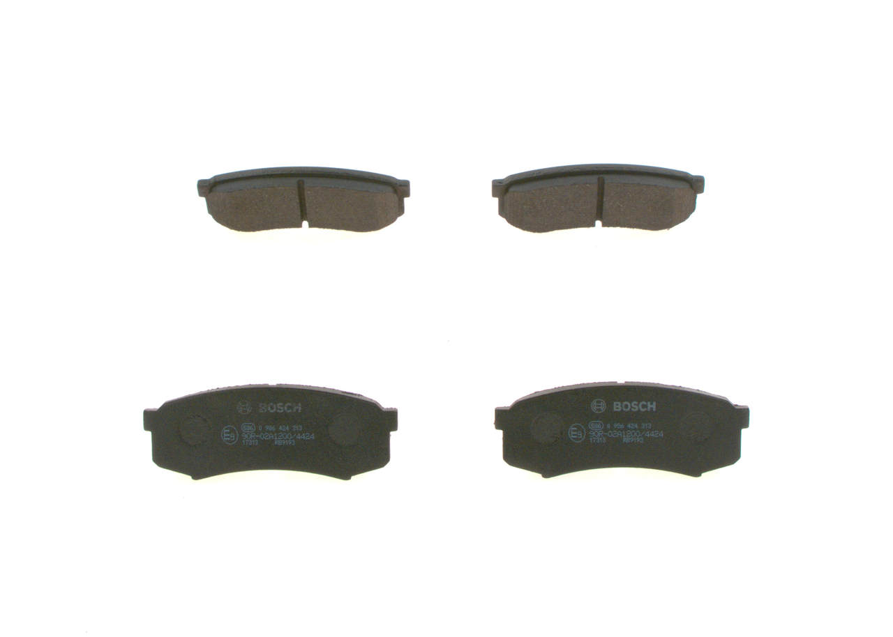 Brake Pad Set, disc brake - 0 986 424 313 BOSCH