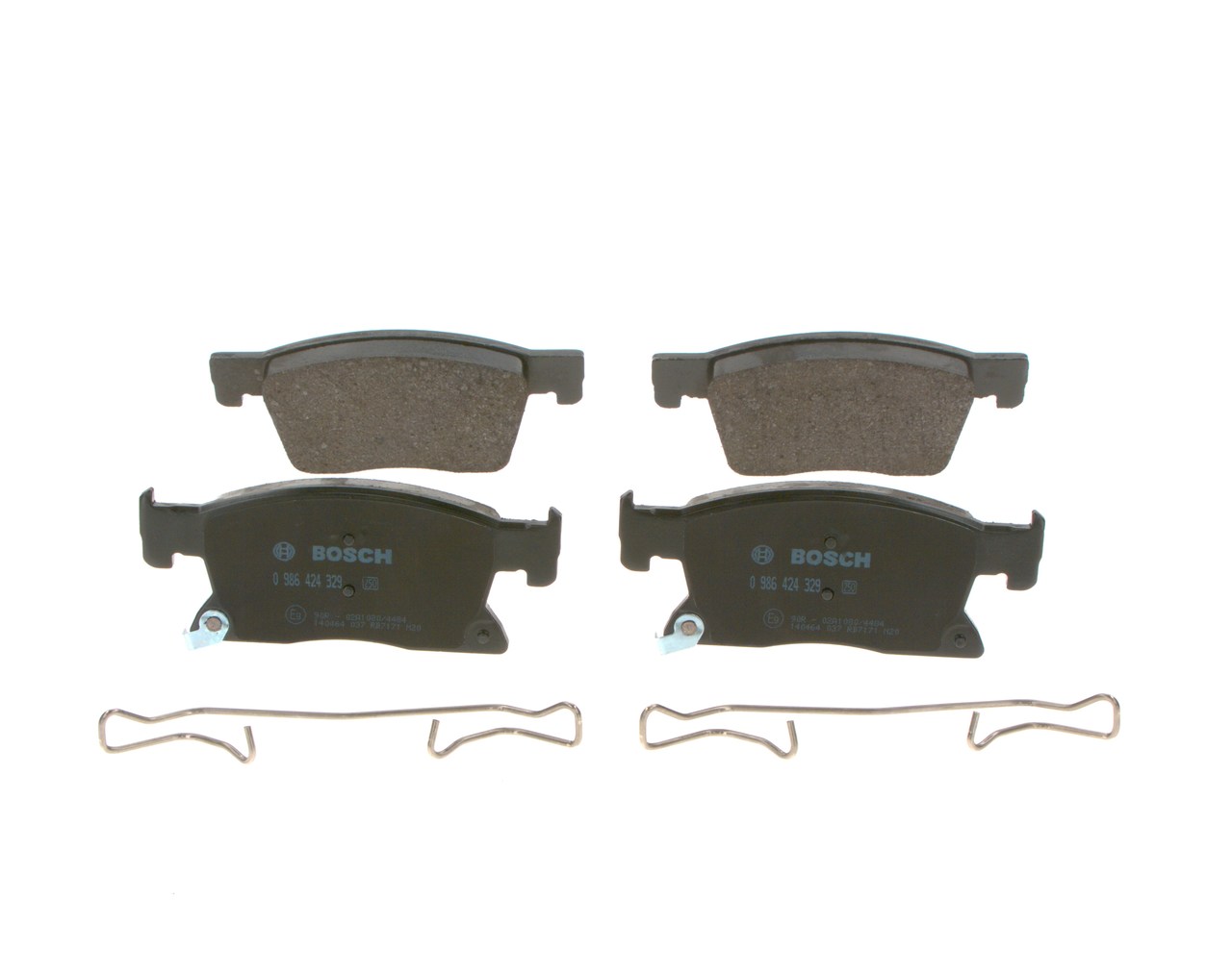 Brake Pad Set, disc brake - 0 986 424 329 BOSCH