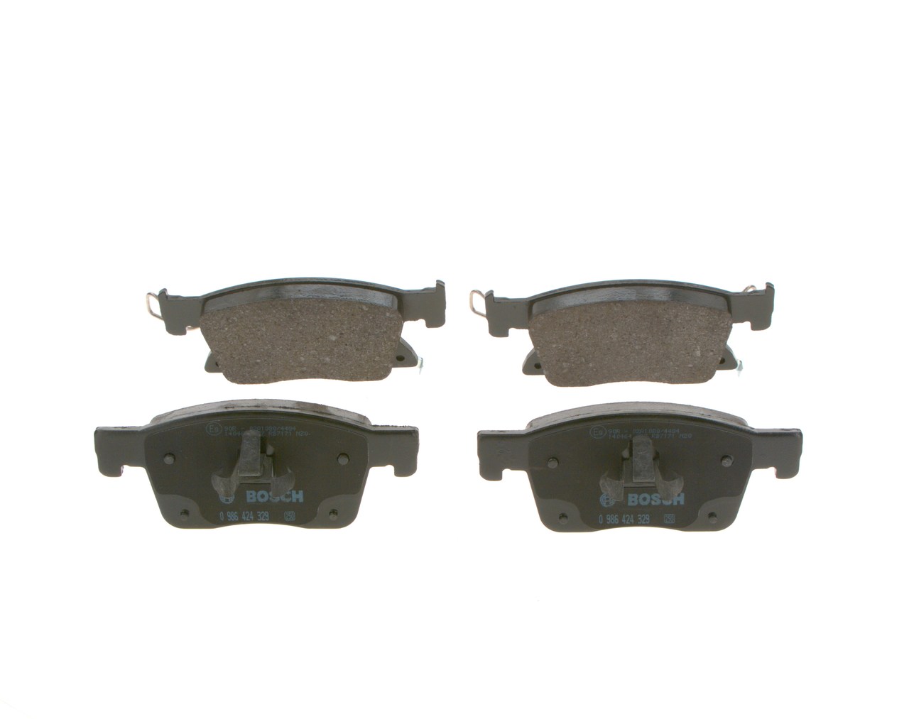 Brake Pad Set, disc brake - 0 986 424 329 BOSCH