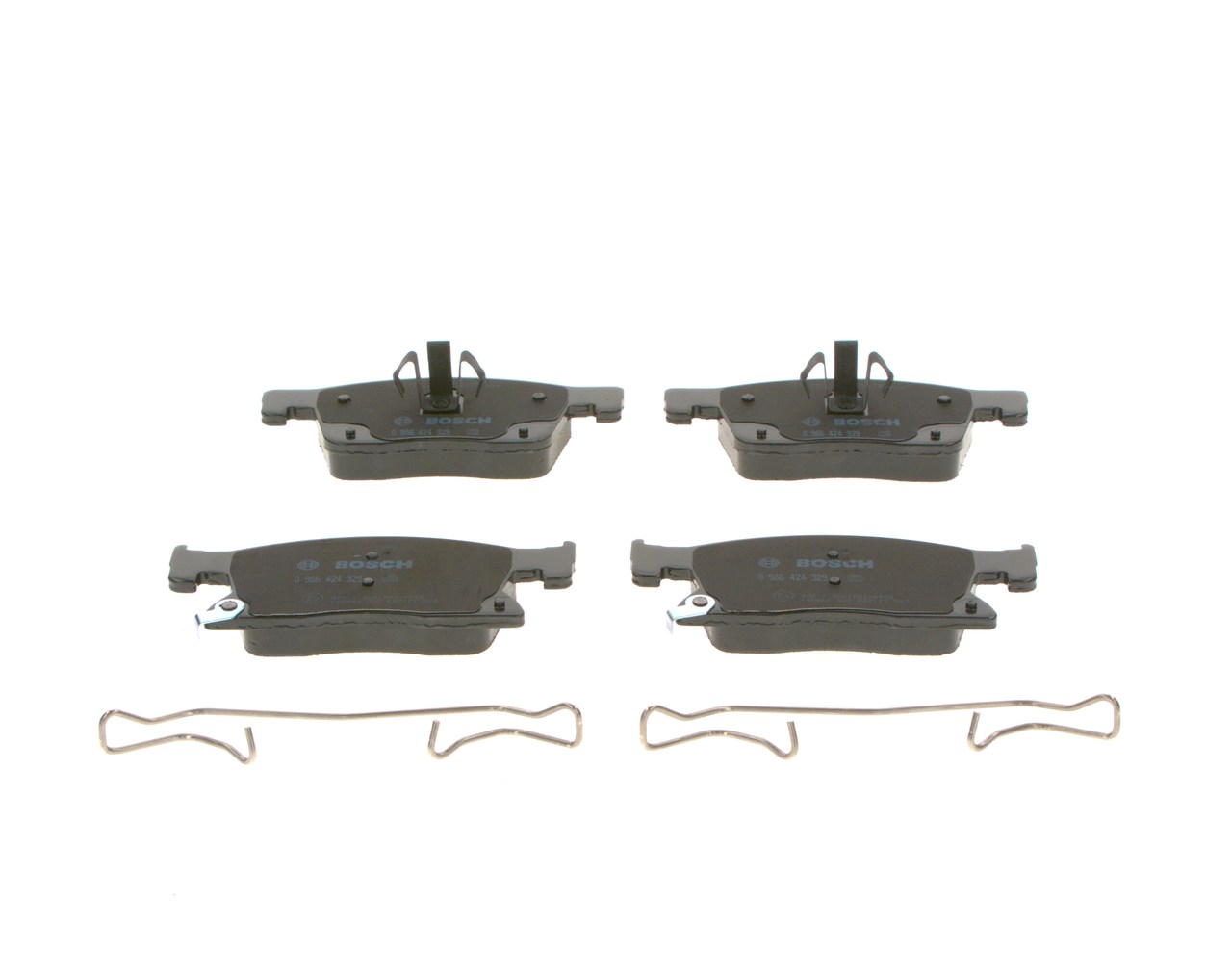 Brake Pad Set, disc brake - 0 986 424 329 BOSCH
