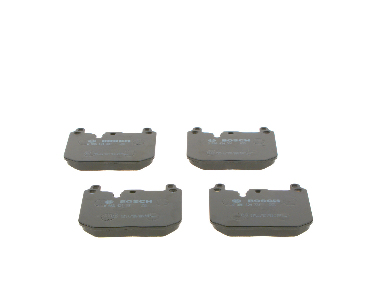 Brake Pad Set, disc brake - 0 986 424 331 BOSCH