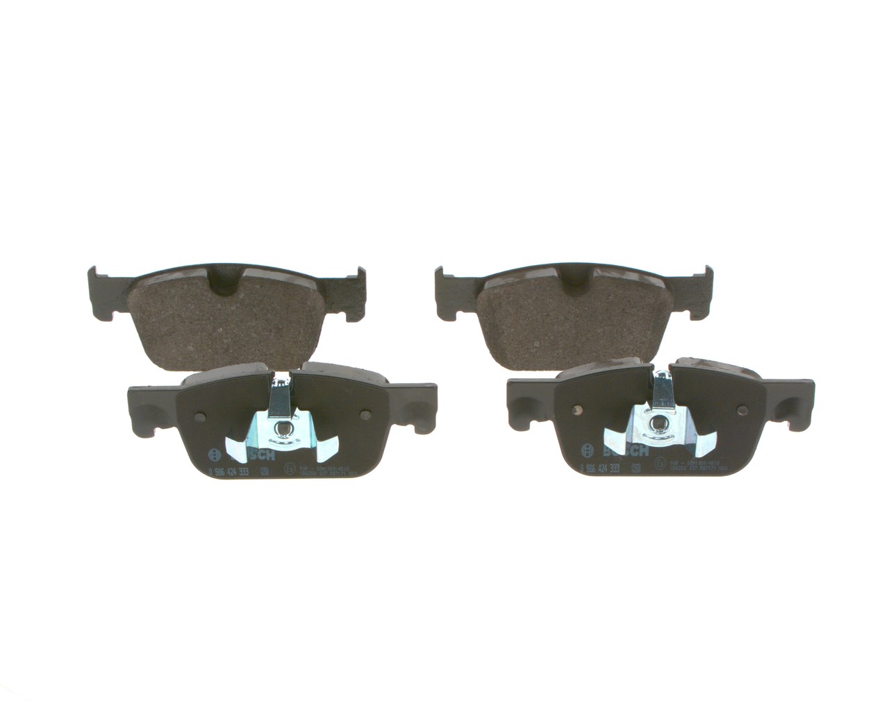 Brake Pad Set, disc brake - 0 986 424 333 BOSCH