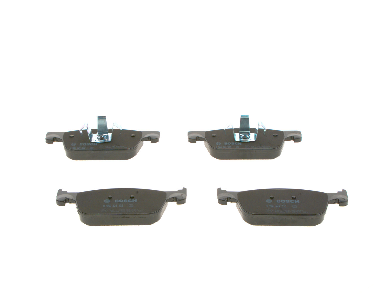 Brake Pad Set, disc brake - 0 986 424 333 BOSCH