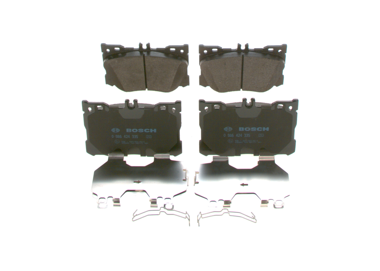 Kit pastiglie freno, Freno a disco - 0 986 424 335 BOSCH