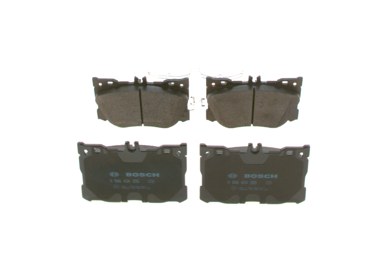 Brake Pad Set, disc brake - 0 986 424 335 BOSCH