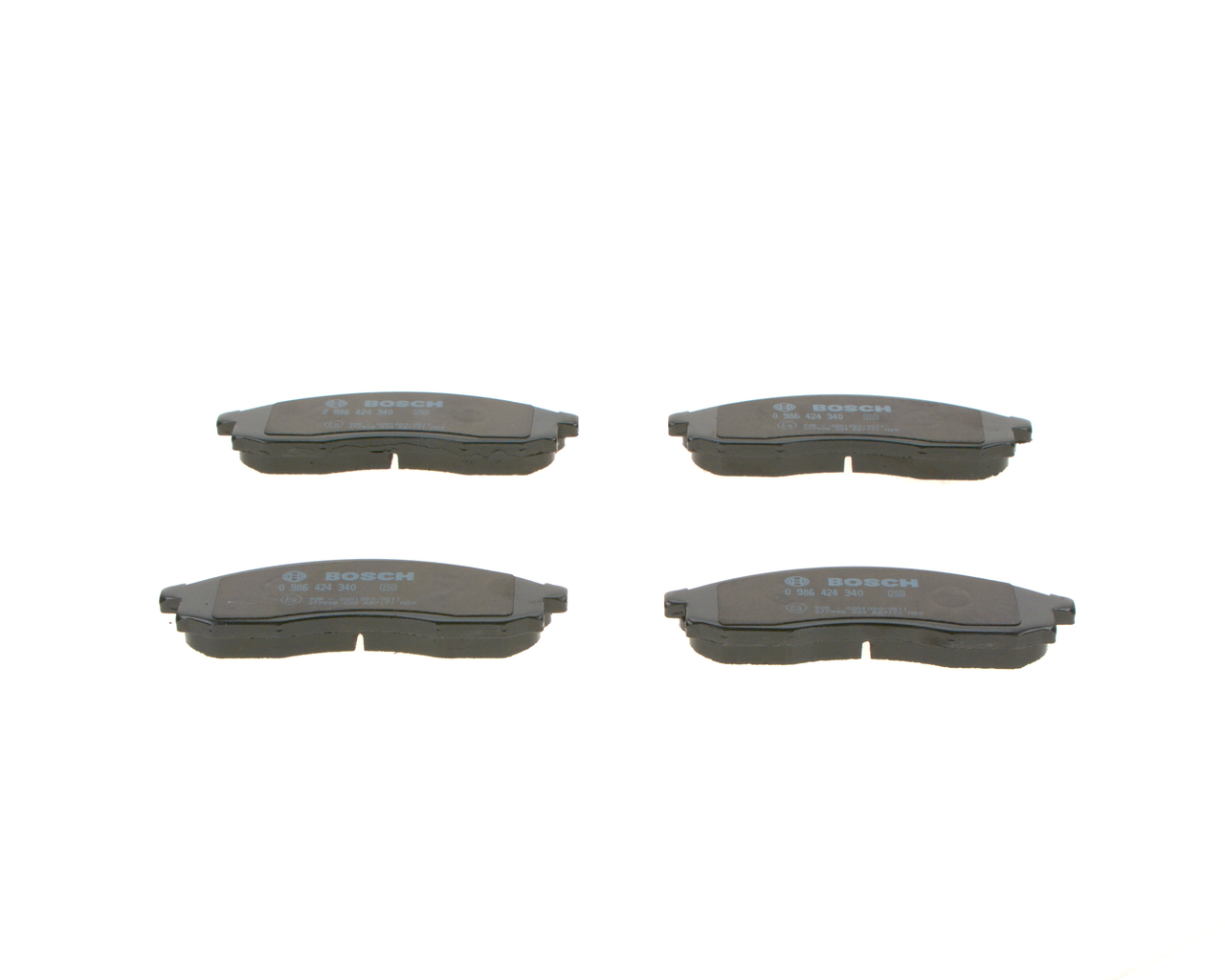 Brake Pad Set, disc brake - 0 986 424 340 BOSCH
