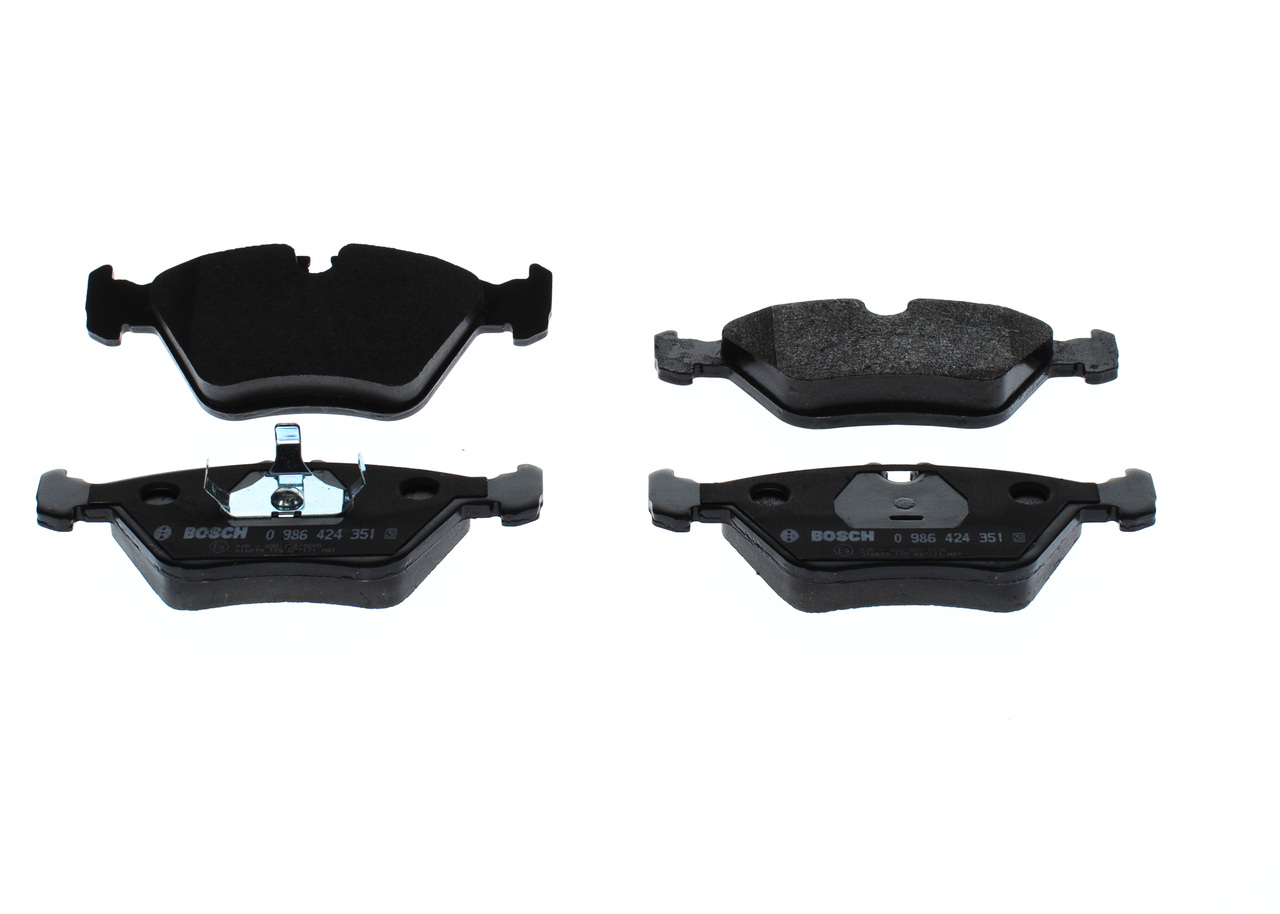 Brake Pad Set, disc brake - 0 986 424 351 BOSCH
