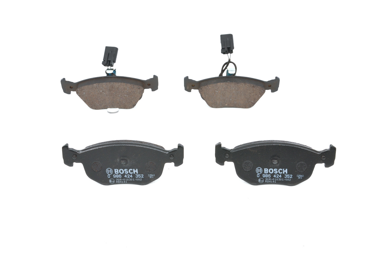 Brake Pad Set, disc brake - 0 986 424 352 BOSCH
