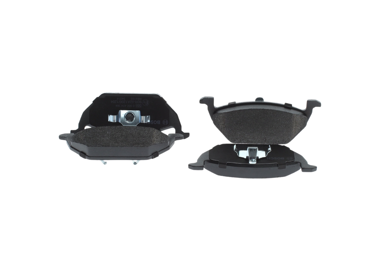 Brake Pad Set, disc brake - 0 986 424 364 BOSCH