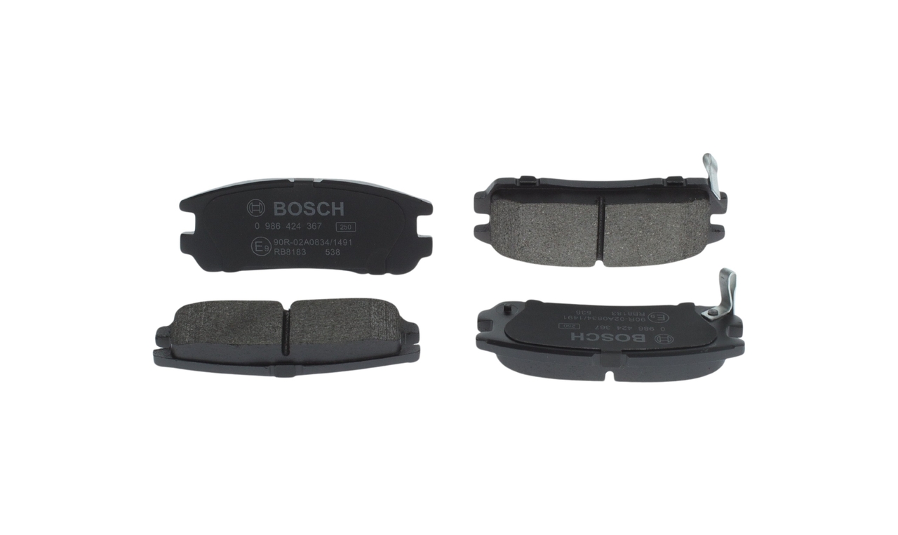 Brake Pad Set, disc brake - 0 986 424 367 BOSCH