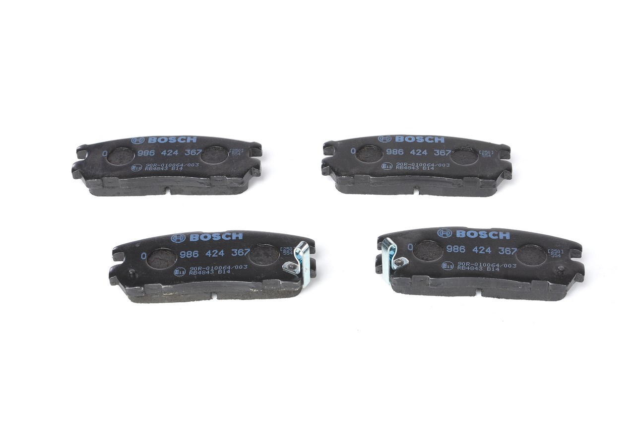 Brake Pad Set, disc brake - 0 986 424 367 BOSCH