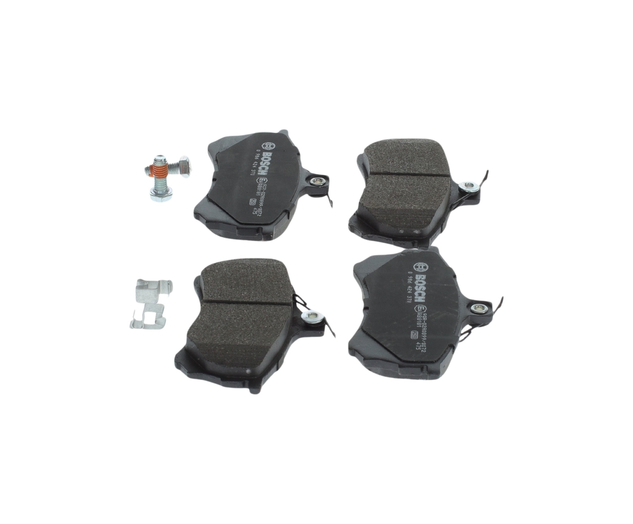 Brake Pad Set, disc brake - 0 986 424 370 BOSCH