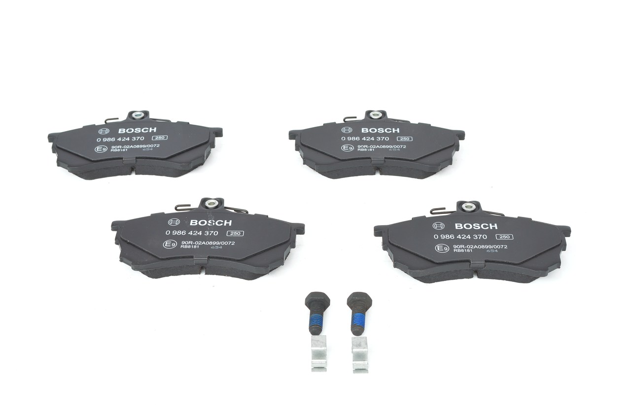 Brake Pad Set, disc brake - 0 986 424 370 BOSCH