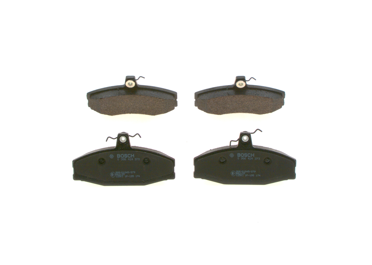 Brake Pad Set, disc brake - 0 986 424 373 BOSCH