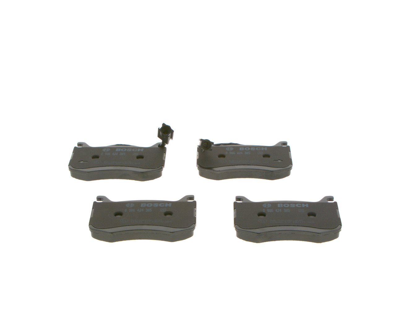 Brake Pad Set, disc brake - 0 986 424 385 BOSCH