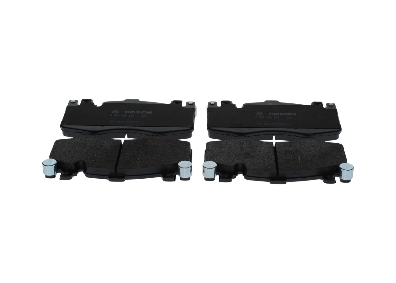 Brake Pad Set, disc brake - 0 986 424 387 BOSCH