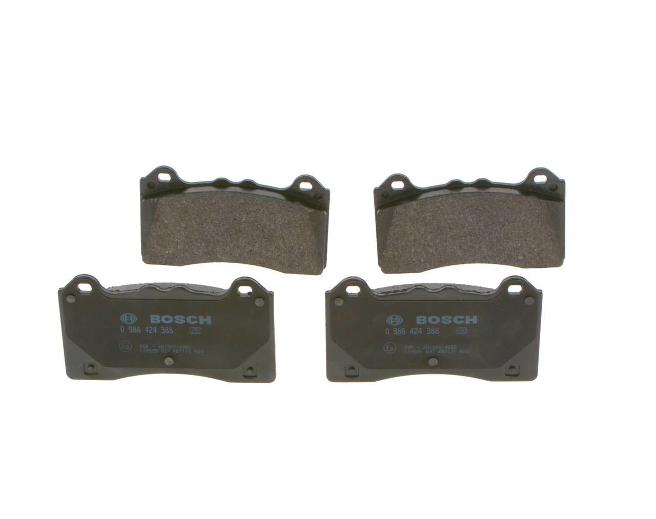 Kit pastiglie freno, Freno a disco - 0 986 424 388 BOSCH