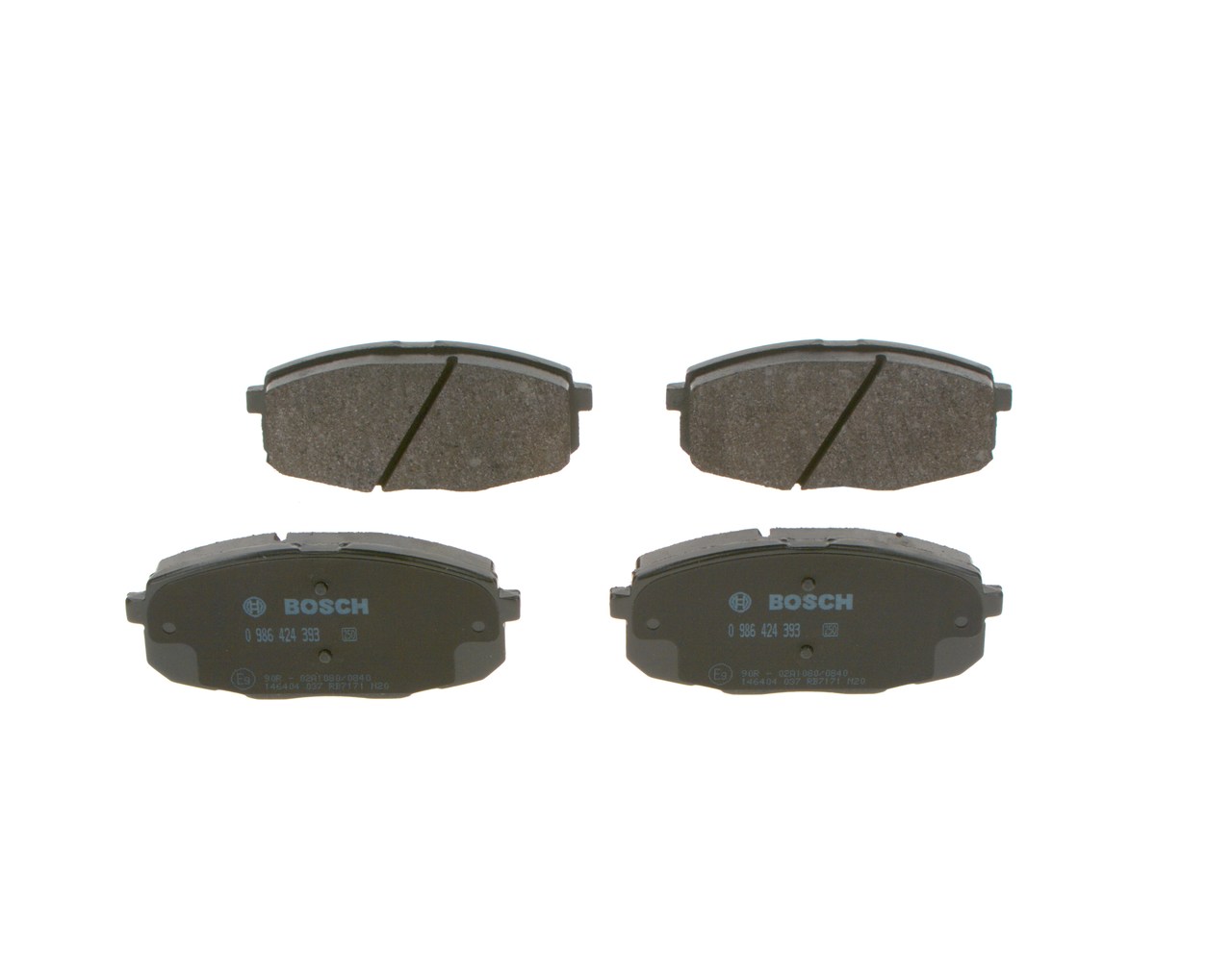Brake Pad Set, disc brake - 0 986 424 393 BOSCH