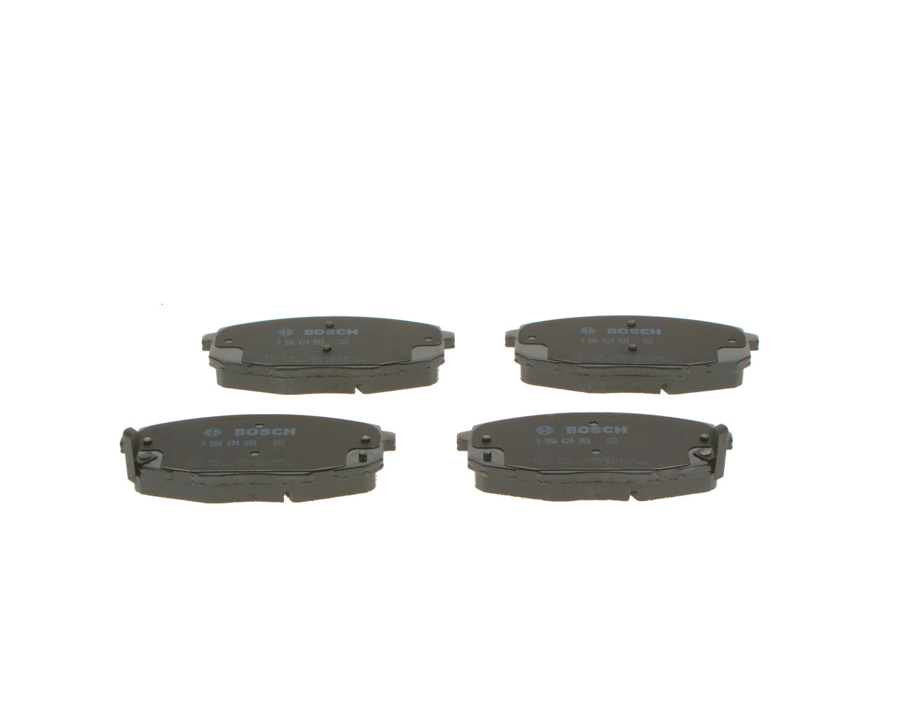 Brake Pad Set, disc brake - 0 986 424 393 BOSCH