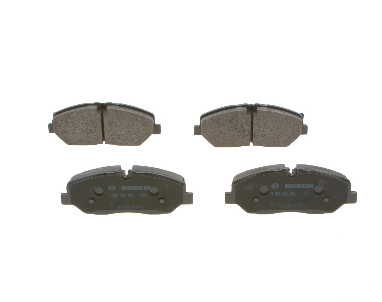 Brake Pad Set, disc brake - 0 986 424 395 BOSCH