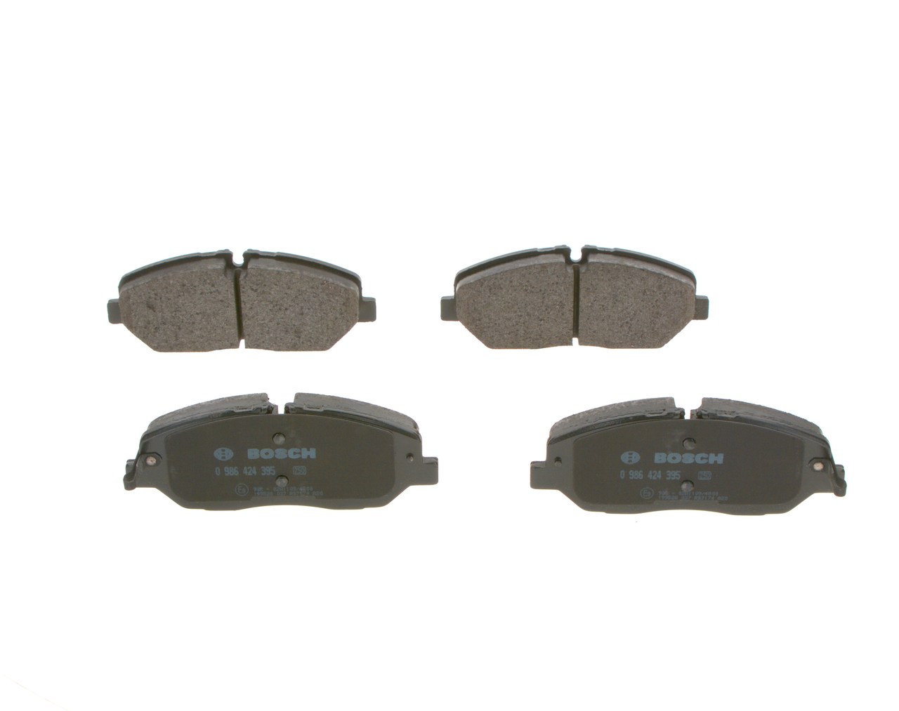 Brake Pad Set, disc brake - 0 986 424 395 BOSCH