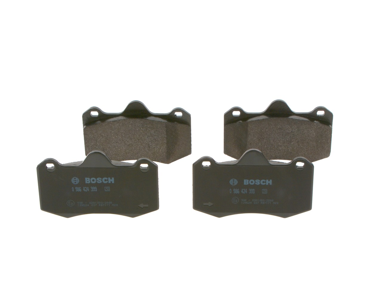Kit pastiglie freno, Freno a disco - 0 986 424 399 BOSCH