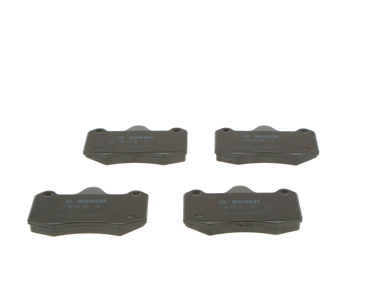 Brake Pad Set, disc brake - 0 986 424 399 BOSCH