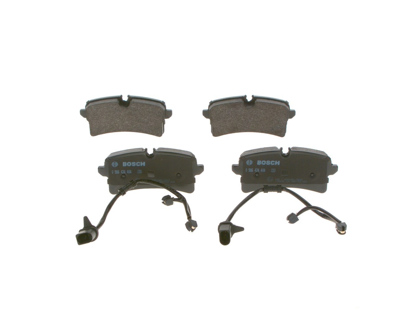 Комплект тормозных колодок, дисковый тормоз - 0 986 424 404 BOSCH