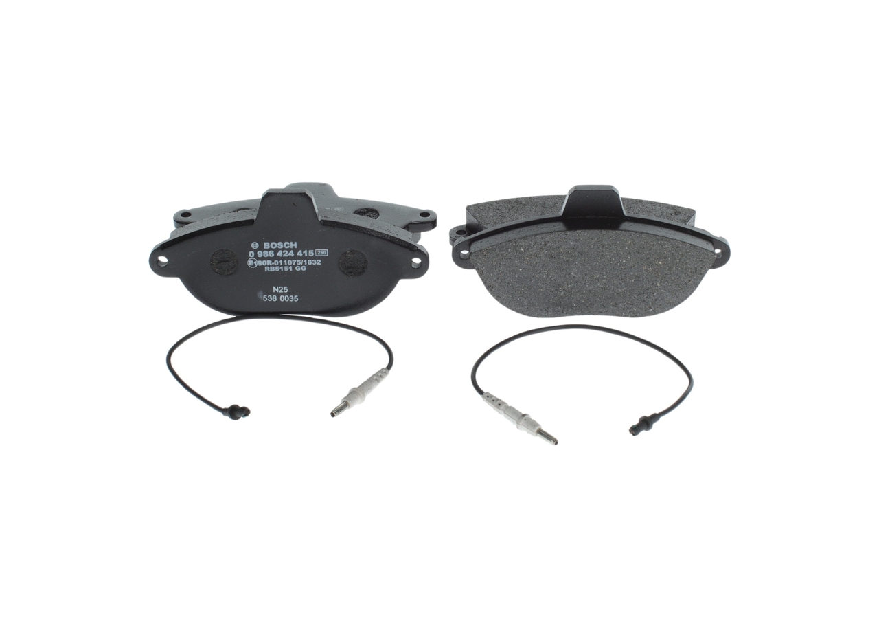 Kit pastiglie freno, Freno a disco - 0 986 424 415 BOSCH