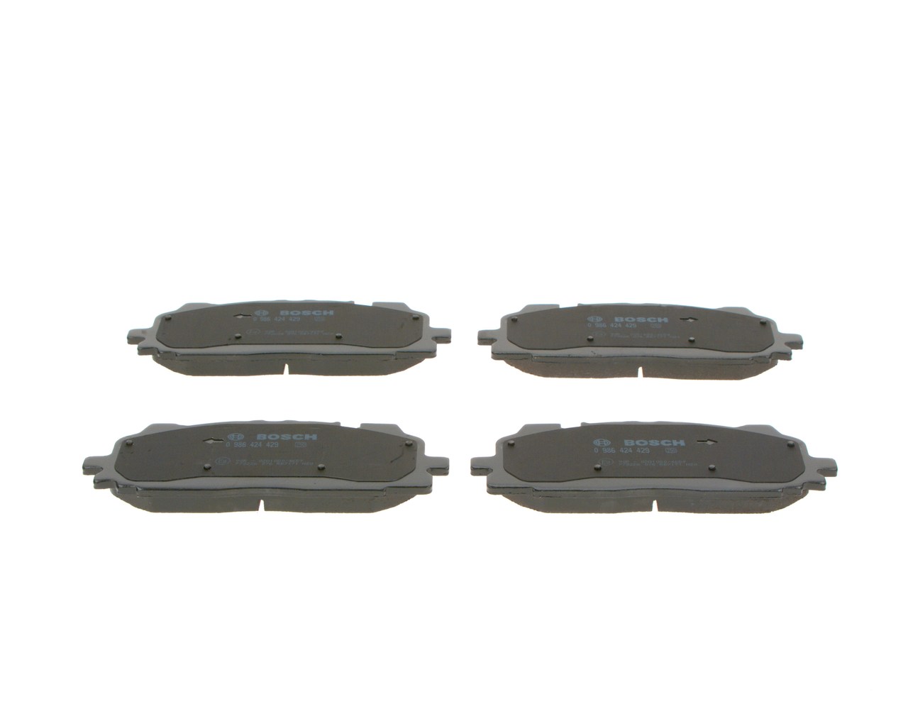 Brake Pad Set, disc brake - 0 986 424 429 BOSCH