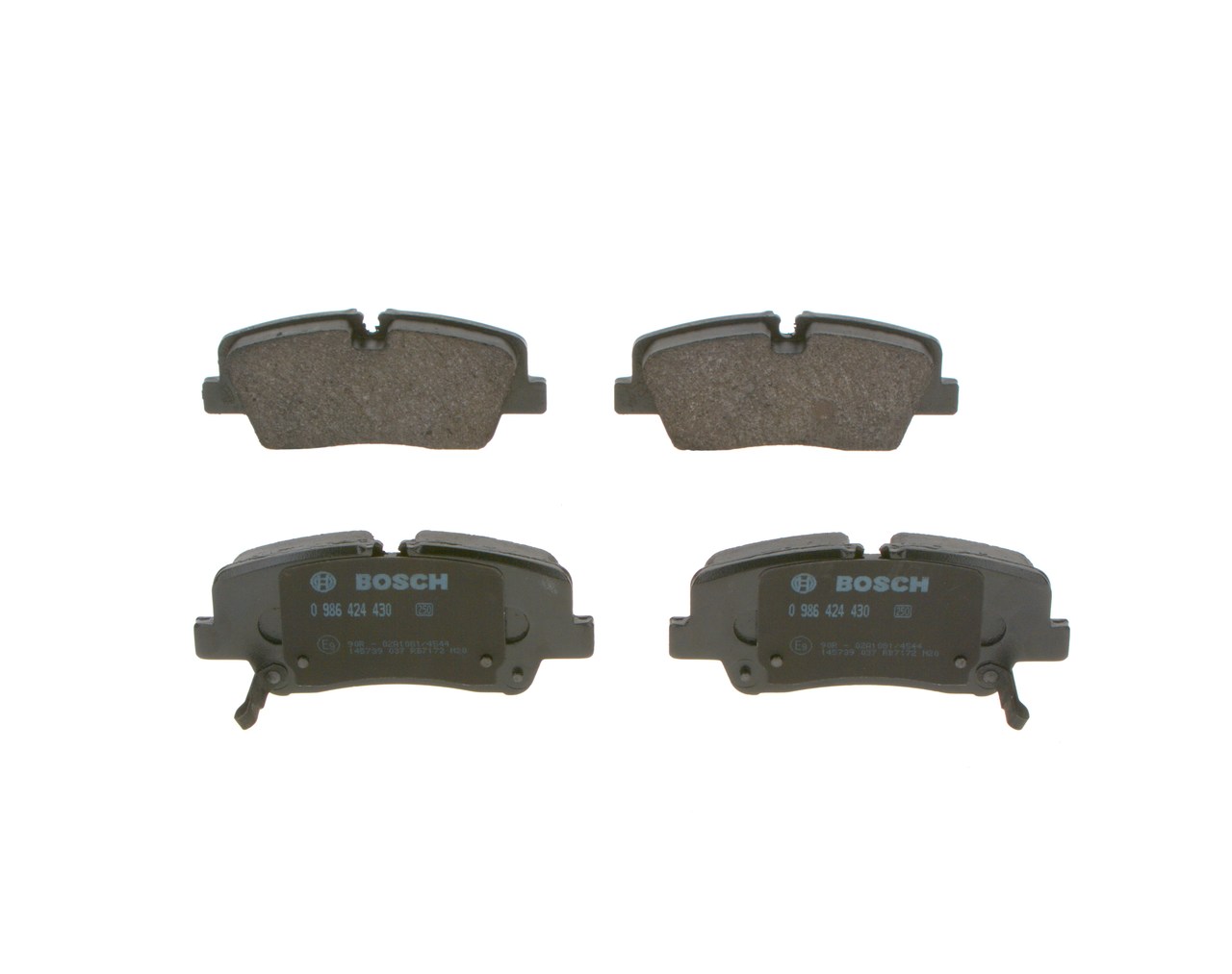 Brake Pad Set, disc brake - 0 986 424 430 BOSCH