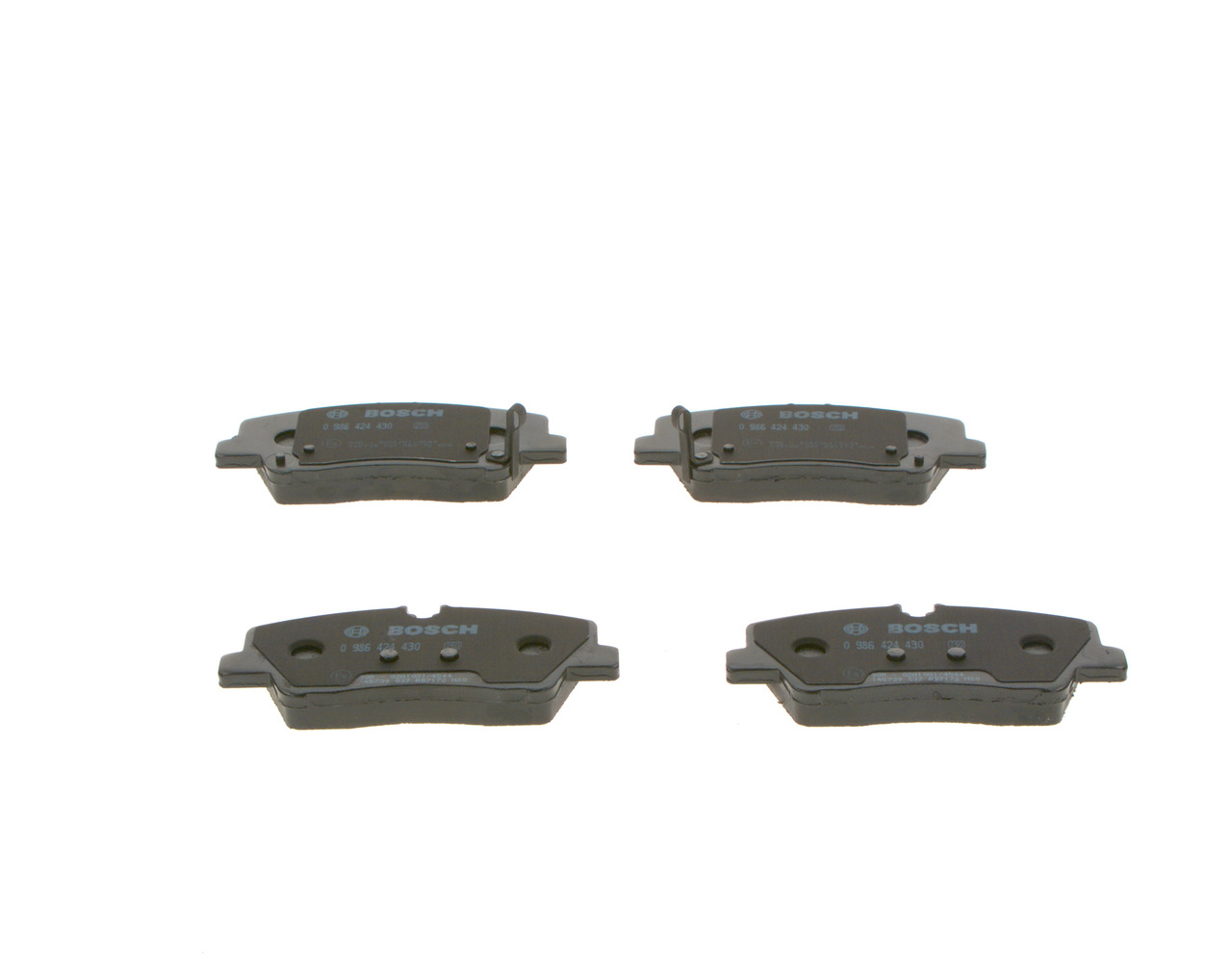 Brake Pad Set, disc brake - 0 986 424 430 BOSCH