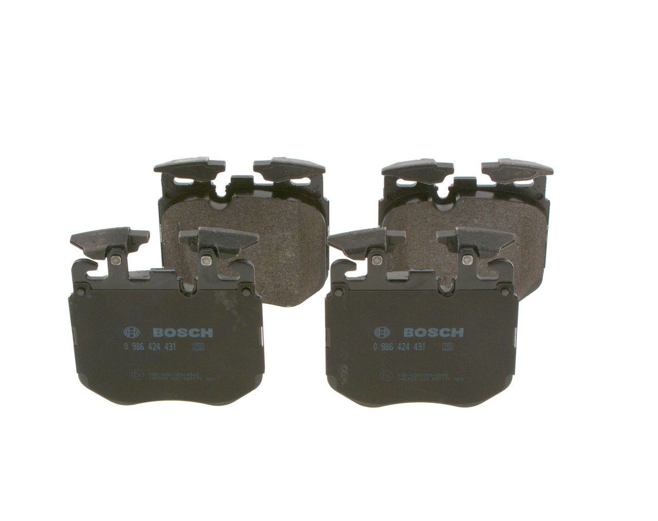 Brake Pad Set, disc brake - 0 986 424 431 BOSCH