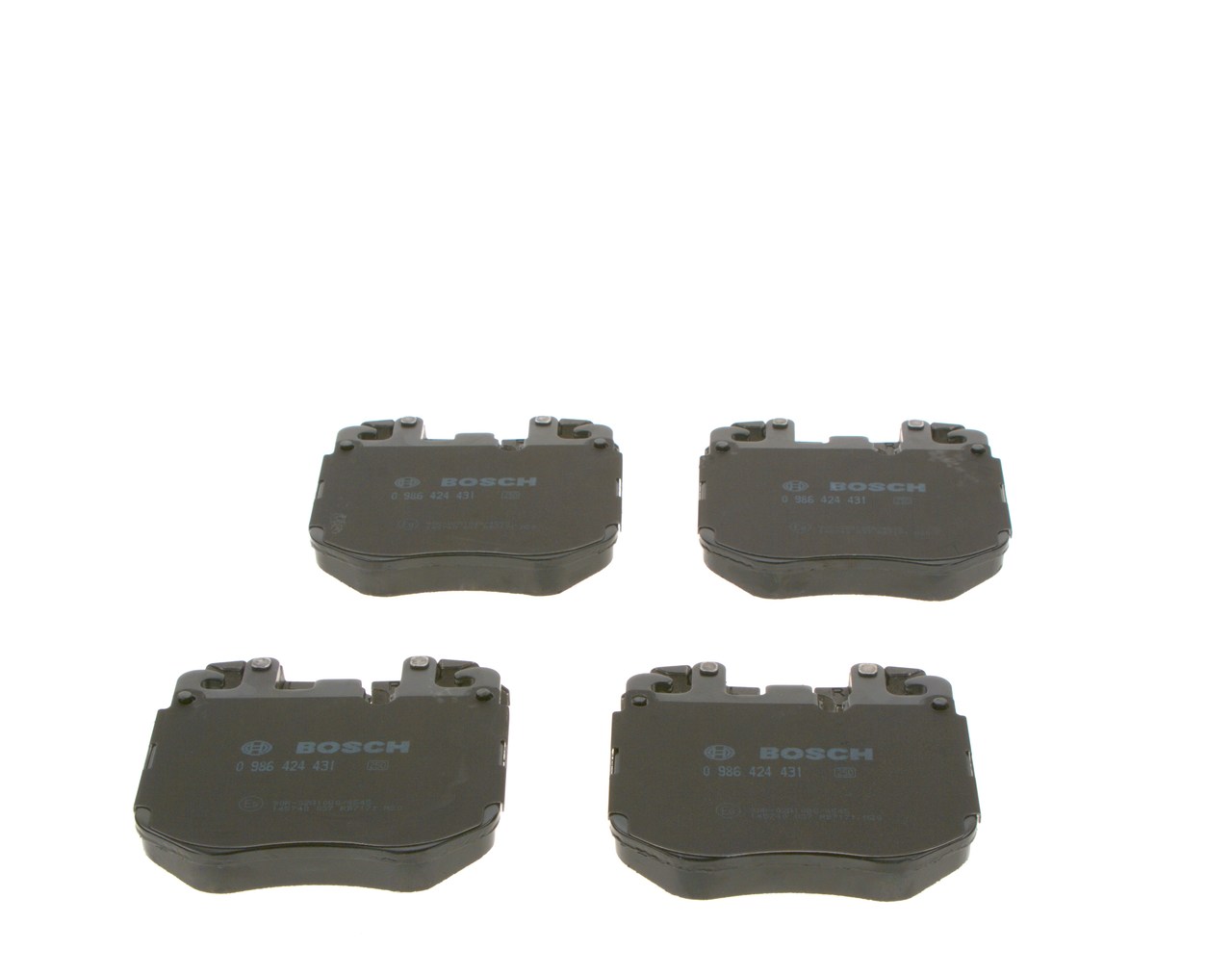 Brake Pad Set, disc brake - 0 986 424 431 BOSCH