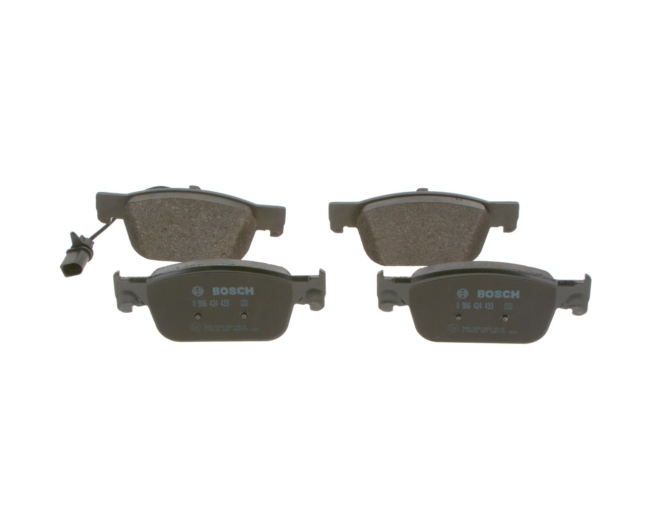 Kit pastiglie freno, Freno a disco - 0 986 424 433 BOSCH