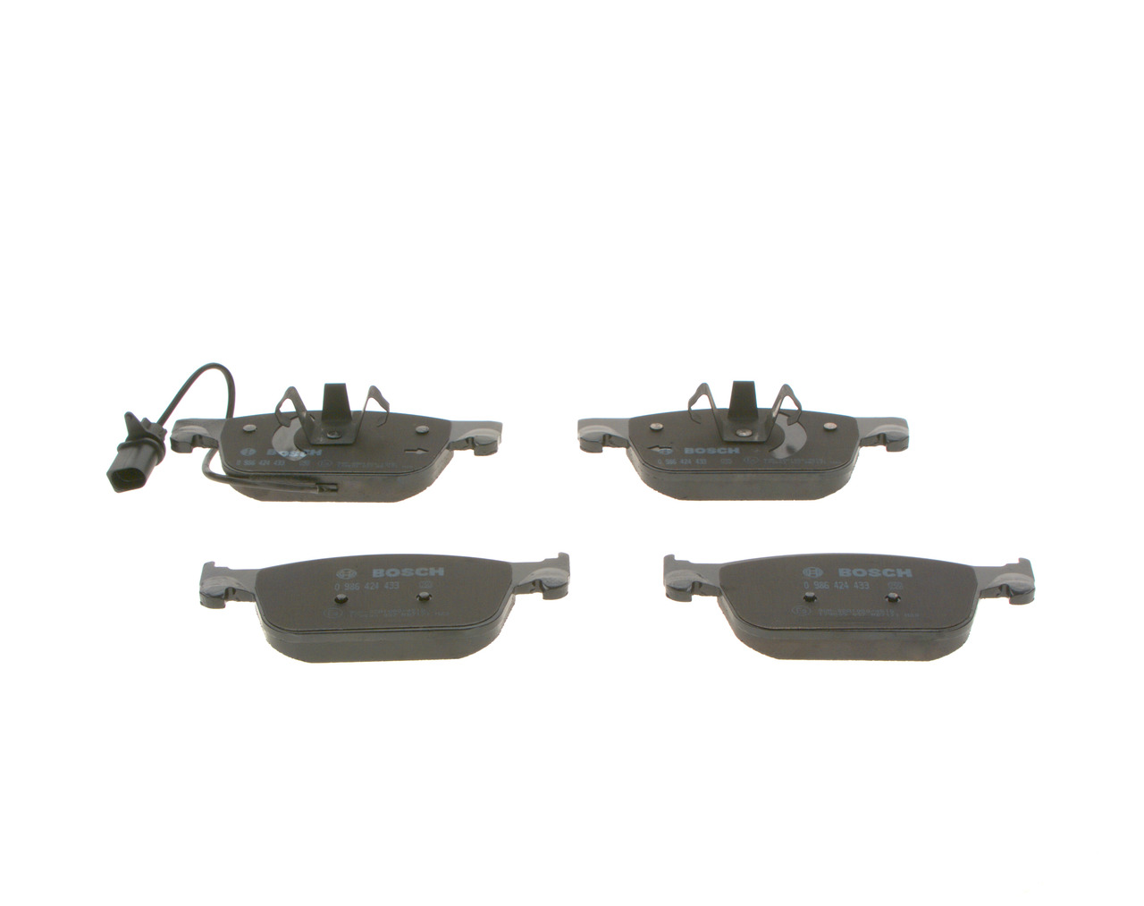 Brake Pad Set, disc brake - 0 986 424 433 BOSCH