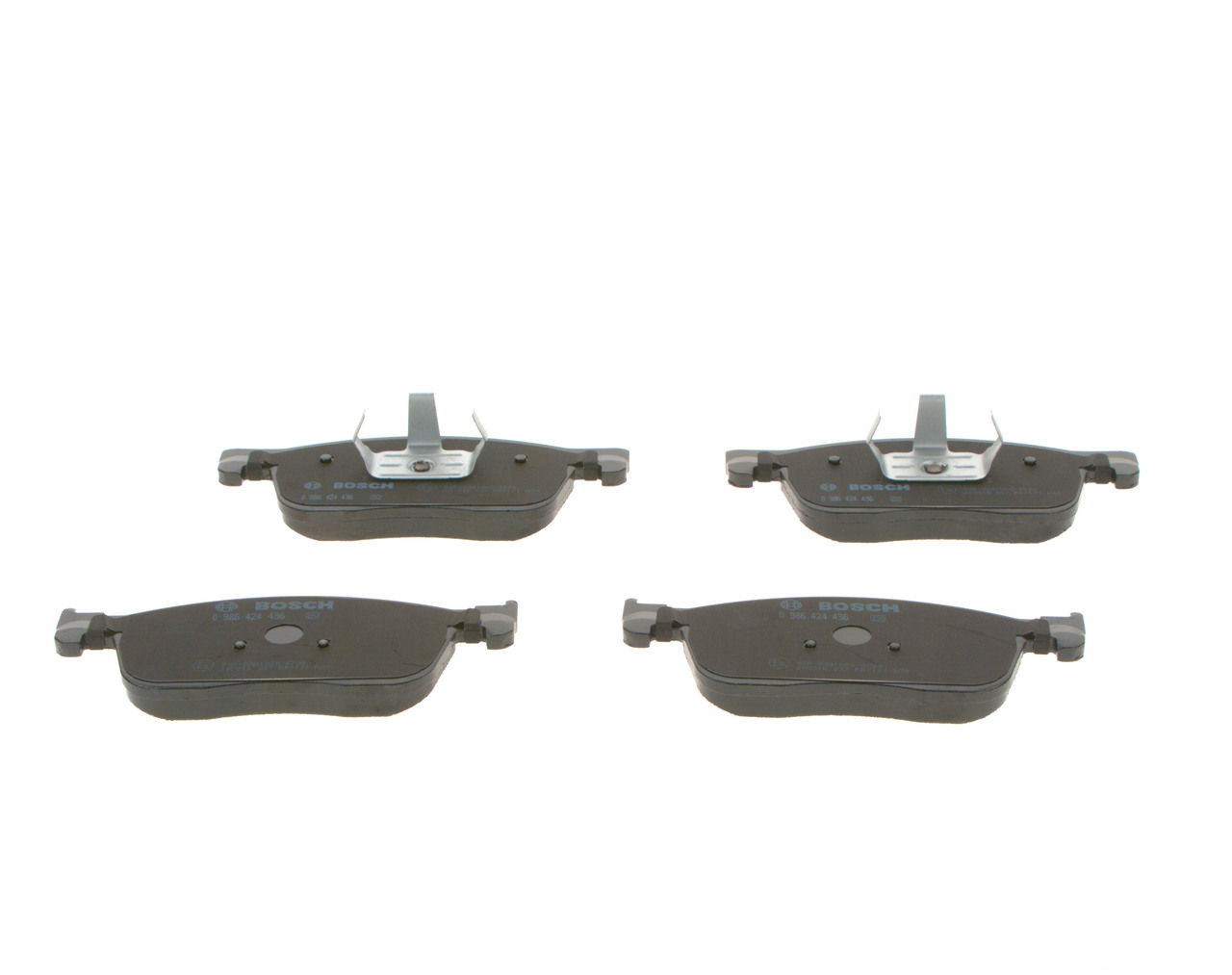 Brake Pad Set, disc brake - 0 986 424 436 BOSCH