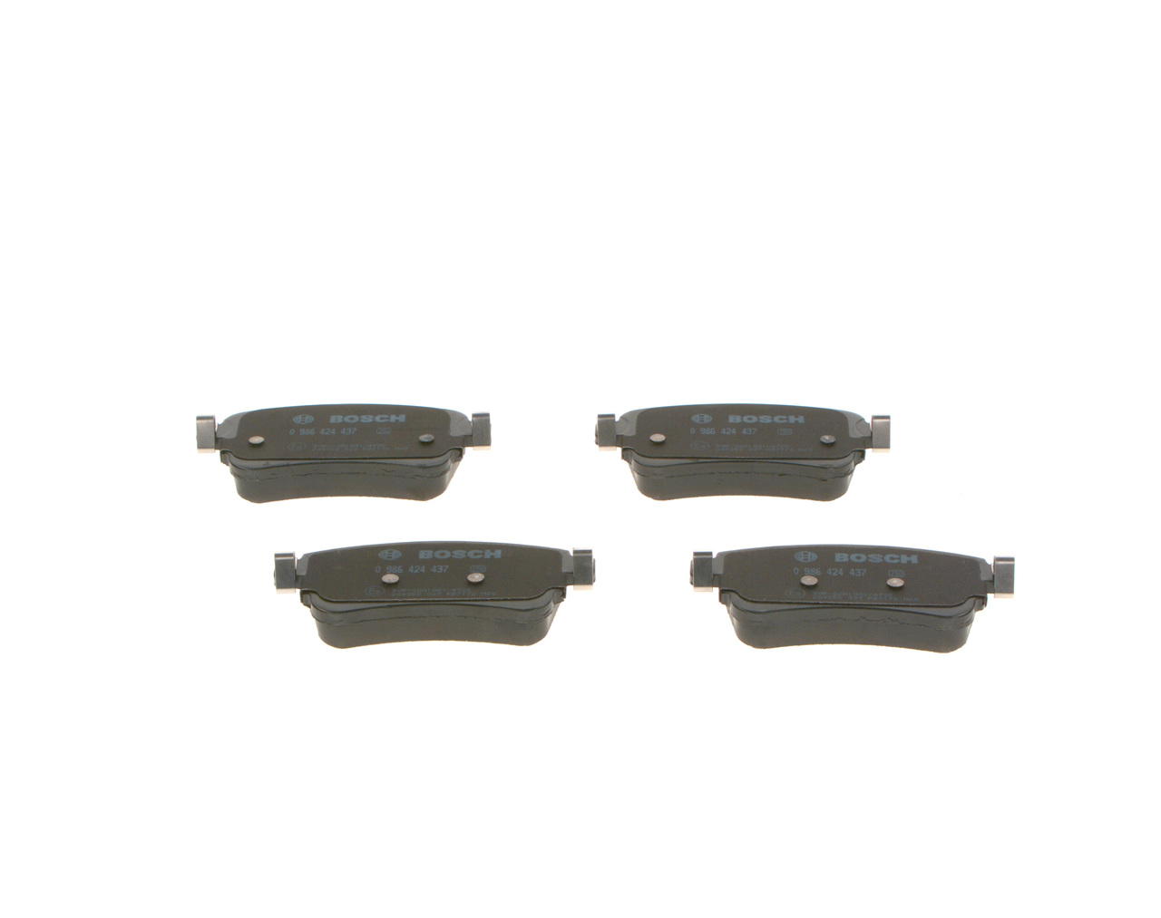 Brake Pad Set, disc brake - 0 986 424 437 BOSCH