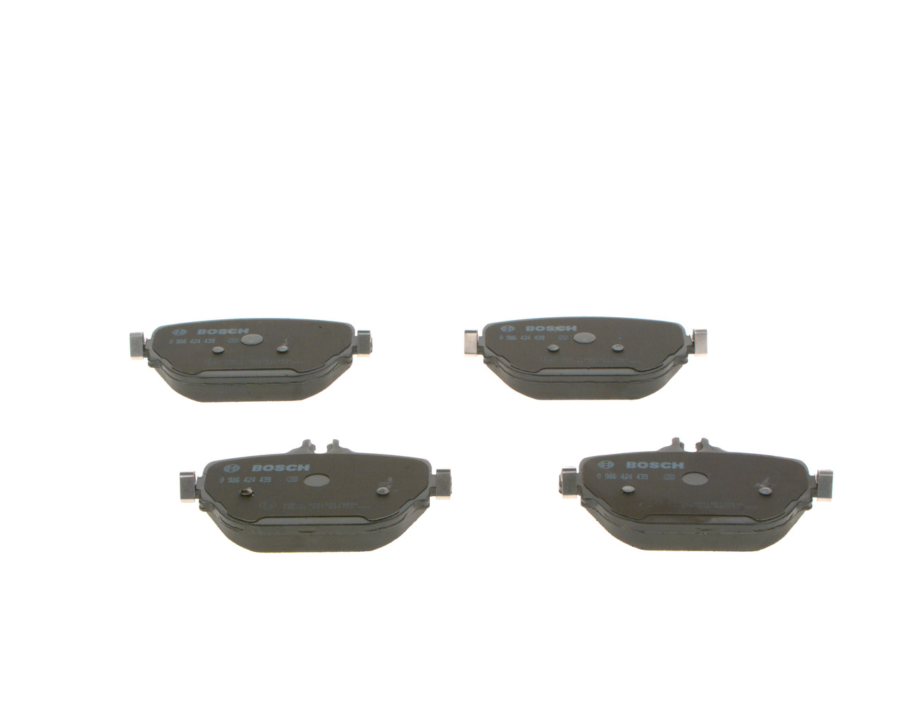 Brake Pad Set, disc brake - 0 986 424 439 BOSCH