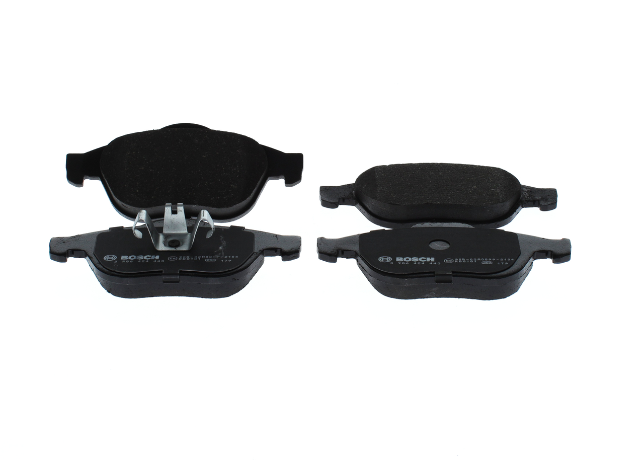 Brake Pad Set, disc brake - 0 986 424 443 BOSCH