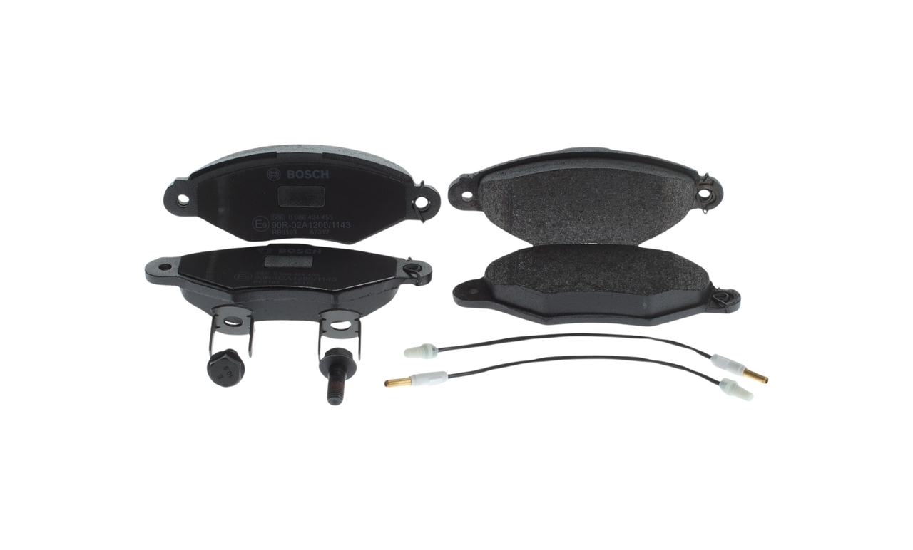 Brake Pad Set, disc brake - 0 986 424 455 BOSCH