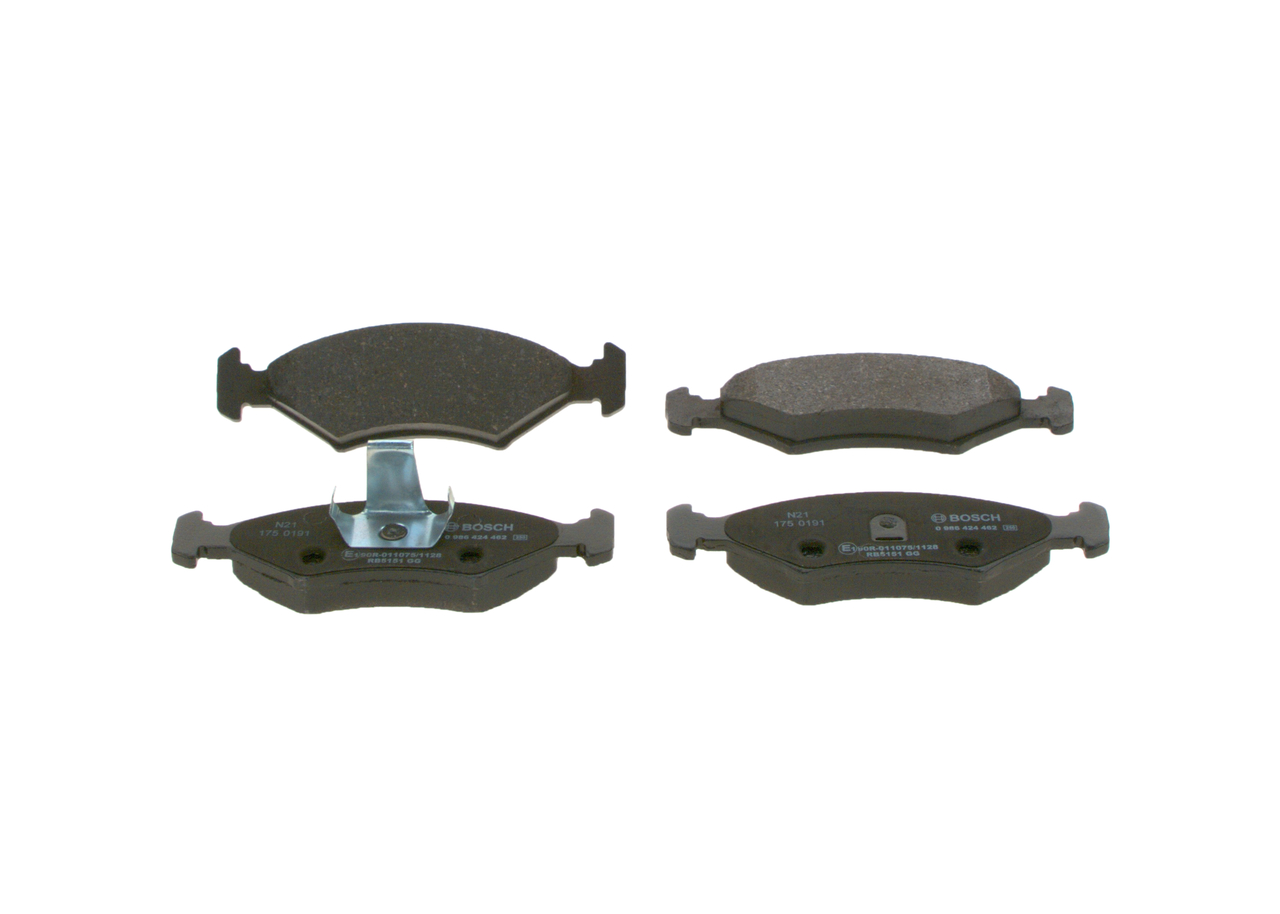 Kit pastiglie freno, Freno a disco - 0 986 424 462 BOSCH